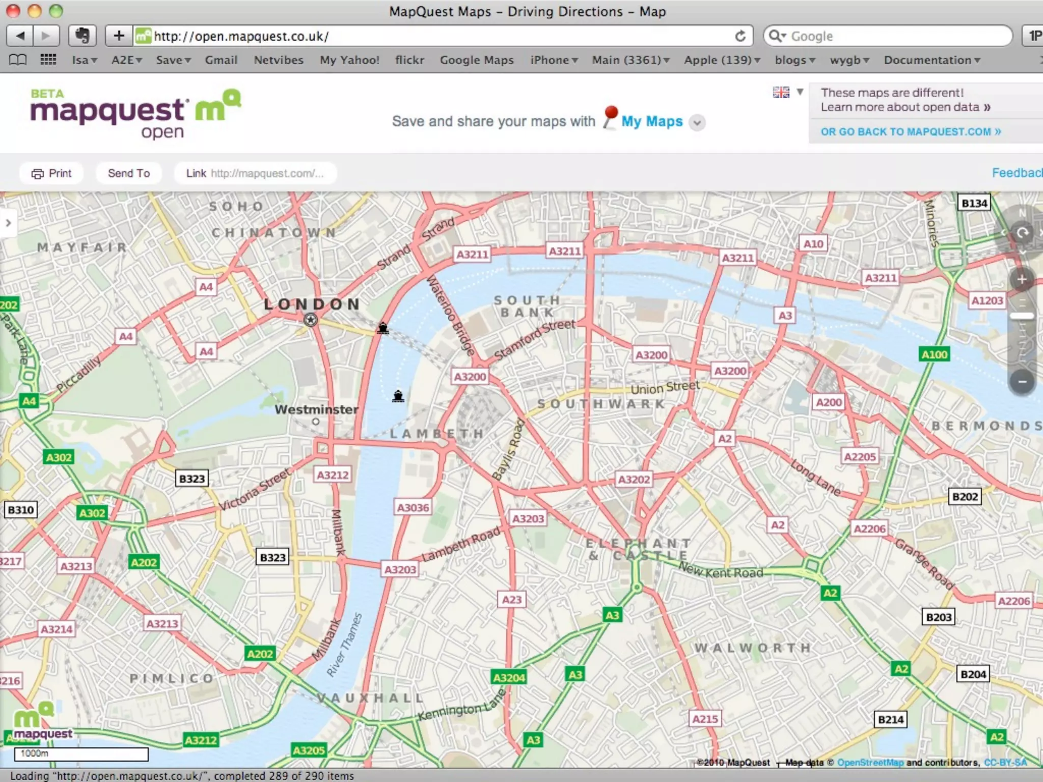 Something on MapQuest / Microsoft OSM
 