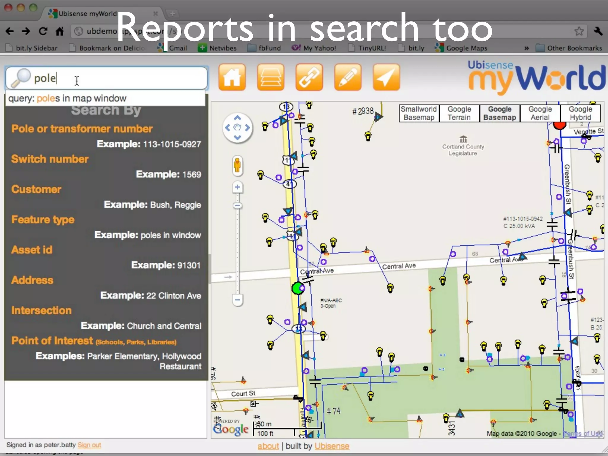 Reports in search too
 