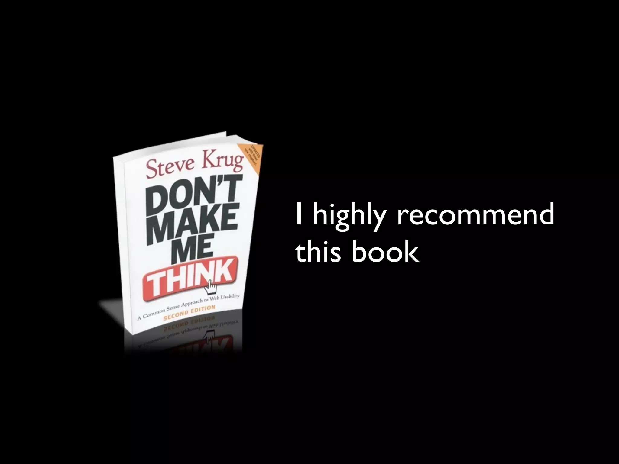 I highly recommend
this book
 