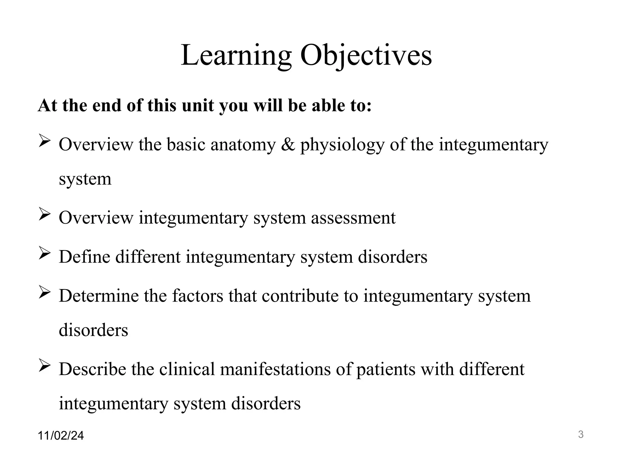 Nsg mgt of Integumentary disorders Gen BSc nsg.ppt