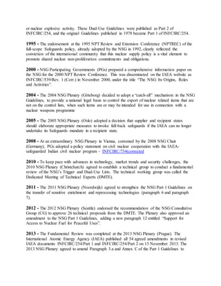 Nsng Pdf Nsg(the nuclear supplier group) | DOCX