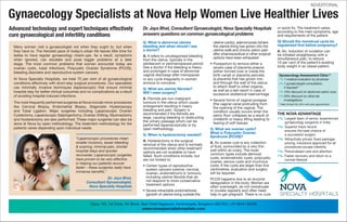 Nova Specialty Hospitals Gyanecology Advertorial