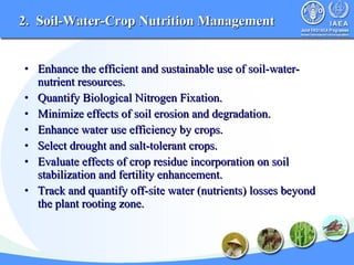 Nuclear Techniques in Food and Agriculture | PPT