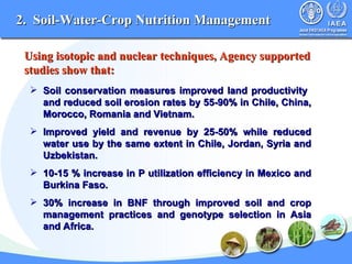 Nuclear Techniques in Food and Agriculture | PPT