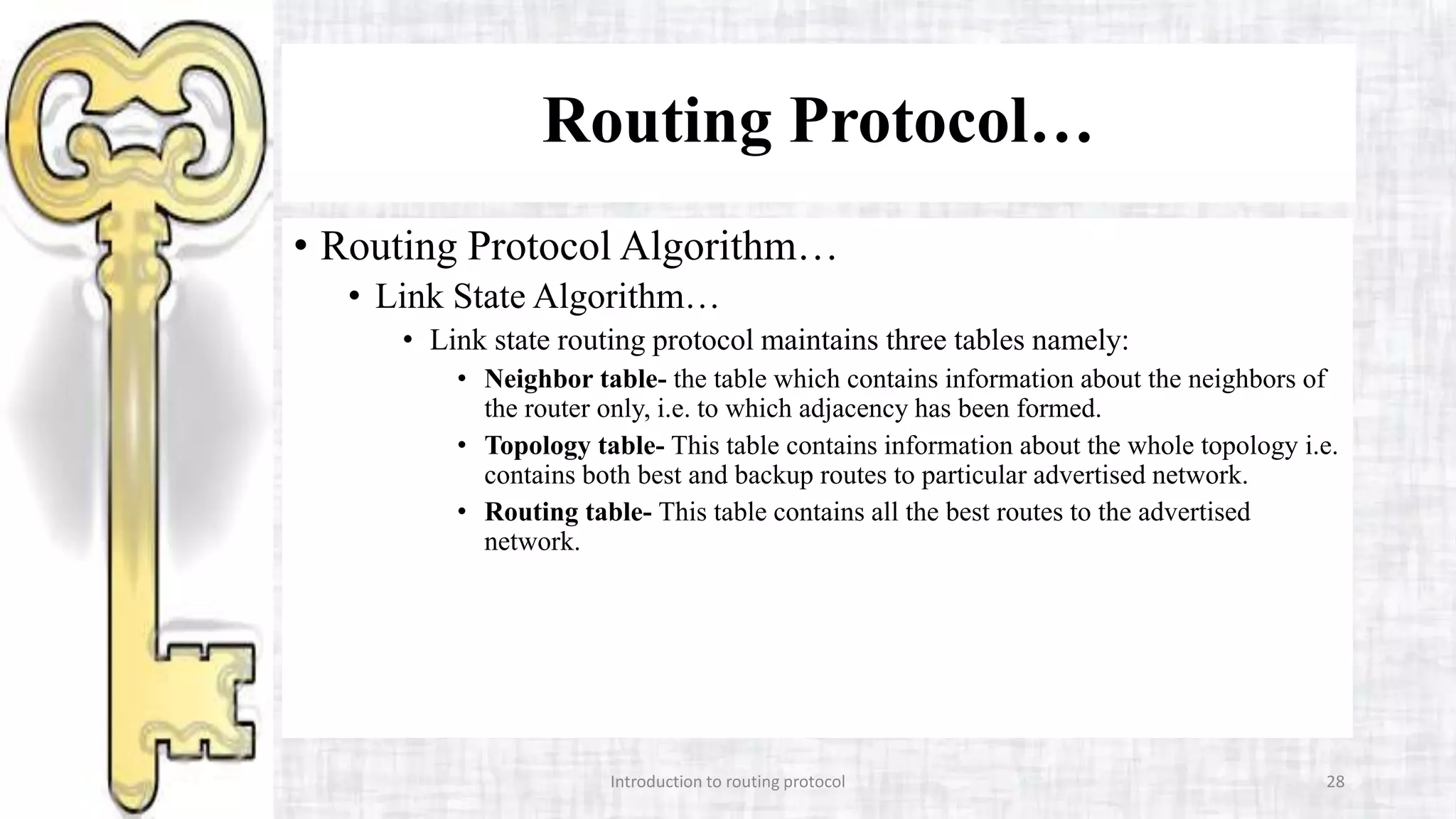 Ns lecture1: Introduction to Routing Protocol | PPT