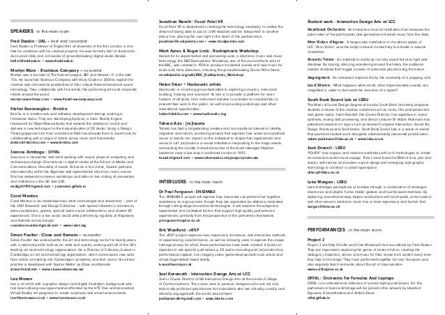 New Sounds New Styles Programme