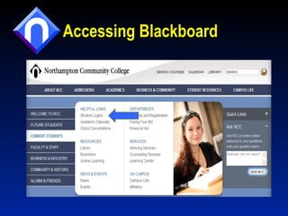 Accessing Blackboard 