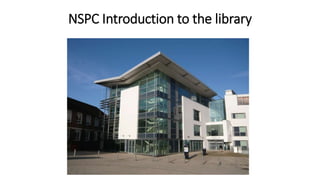 NSPC Introduction to the library
 