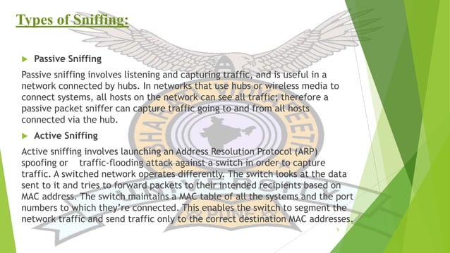 Ethical Hacking Sniffing Pptx