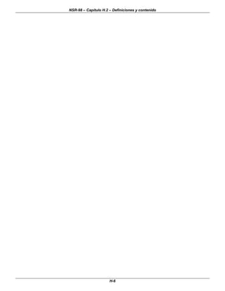NSR-98 – Capítulo H.2 – Definiciones y contenido
H-6
 
