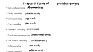 Comprehensive Overview of Counseling Forms and Techniques | PPTX