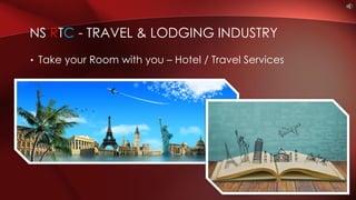 • Take your Room with you – Hotel / Travel Services
NS RTC - TRAVEL & LODGING INDUSTRY
 