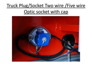 Truck Plug/Socket Two wire /Five wire
Optic socket with cap
 