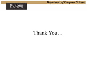 Department of Computer Science
Thank You…
 