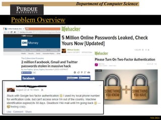 Department of Computer Science
Problem Overview
NSS 2014
 