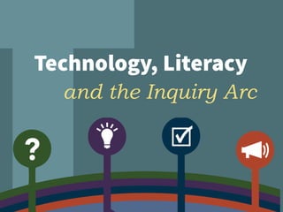 Technology, Literacy
and the Inquiry Arc
 