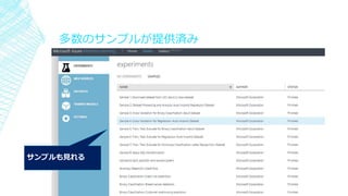 多数のサンプルが提供済み
サンプルも見れる
 
