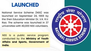 Nss Setup Set Up New NSS Unit & Role Of NSS In Youth Development | PPT