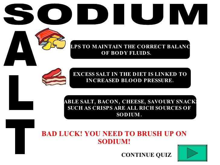 Is sodium bad for you?