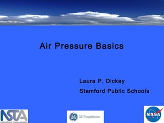 Air Pressure Basics
Laura P. Dickey
Stamford Public Schools
 