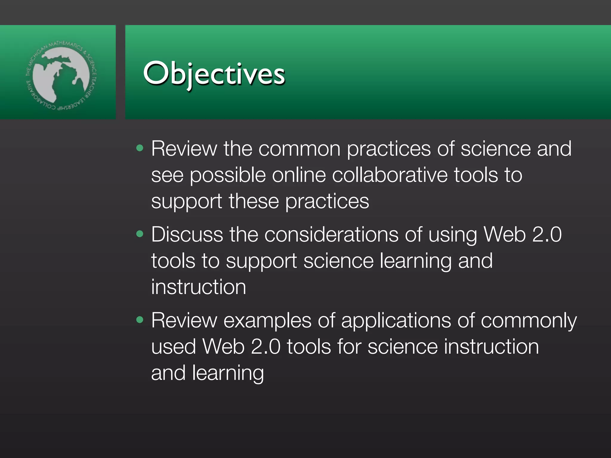 Web 2.0 Tools for Science