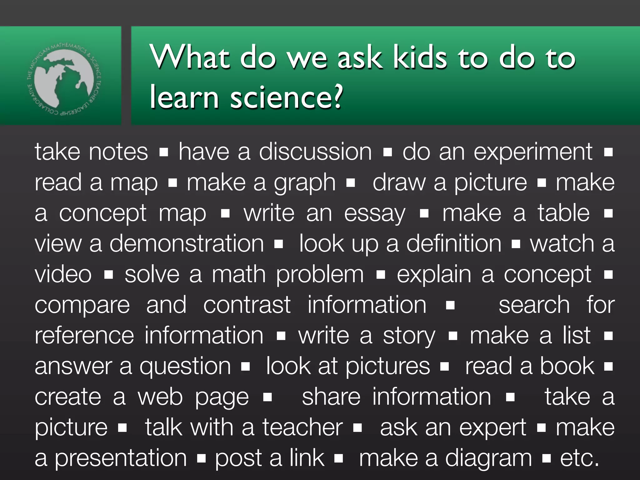 Web 2.0 Tools for Science