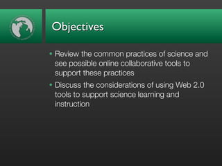 Web 2.0 Tools for Science