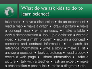 Web 2.0 Tools for Science