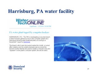 Harrisburg, PA water facility




                                21
 