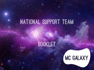 National Support Team Booklet  