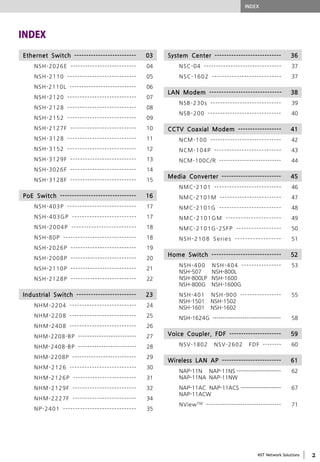NST Product Catalog | PDF