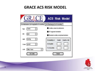 Acs Risk Classification Management of Acute Coronary Syndrome - Non STEMI | PPTX