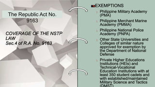 The Republic Act No.
9163
 