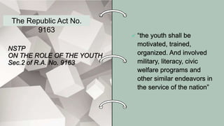 The Republic Act No.
9163
 