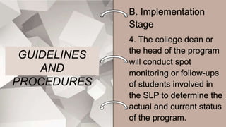 GUIDELINES
AND
PROCEDURES
 