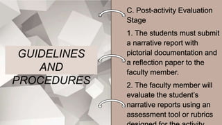 GUIDELINES
AND
PROCEDURES
 