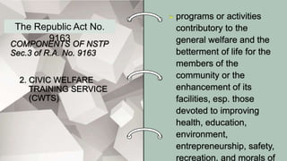 The Republic Act No.
9163
 