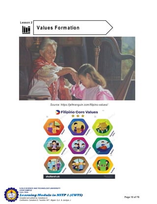 Page 10 of 76
ILOILO SCIENCE AND TECHNOLOGY UNIVERSITY
LEON CAMPUS
Leon, Iloilo
Compiled and outlined by: Camatison,G.
Contributors: Camatison,G, Tacardon, M.F., Aligaen, Q.Jr., & Jaurigue, J.
Source: https://jefm enguin.com /filipino-values/
 