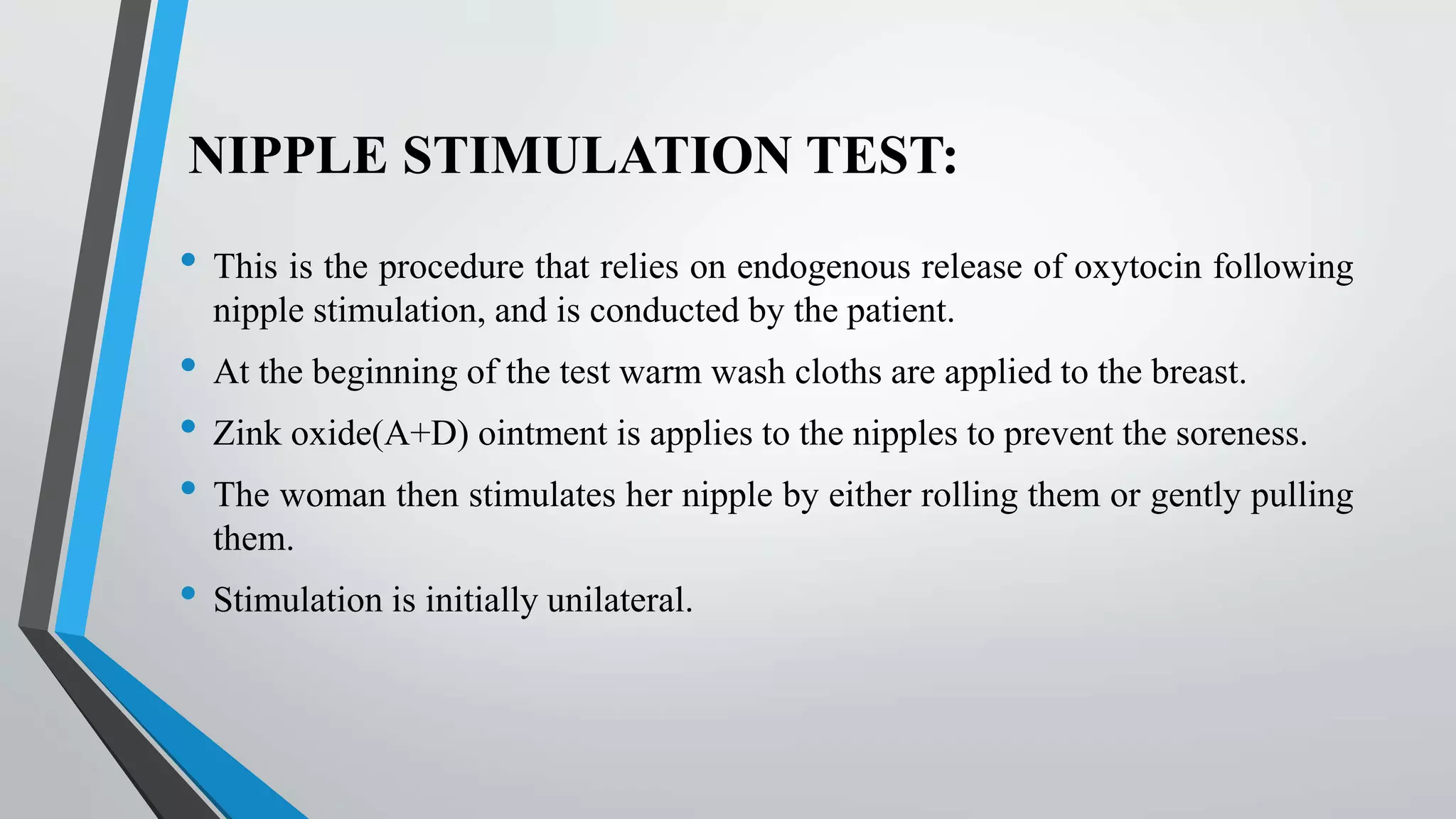 Nonstress test, and contraction stress test, presentation PPT