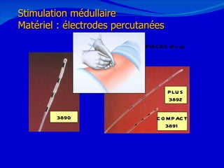 12/08/11 PISCES-Quad 3890 PLUS 3892 COMPACT 3891 Stimulation médullaire Matériel : électrodes percutanées 
