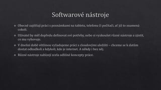 Nástroje na práci s poznámkami v tabletu