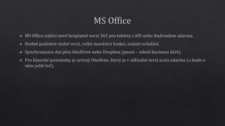 Nástroje na práci s poznámkami v tabletu