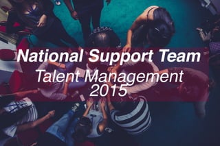 NST Talent Management Application Booklet