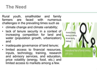 Proposal for National Seminar on Rural Youth in Family Farming:Need and ...