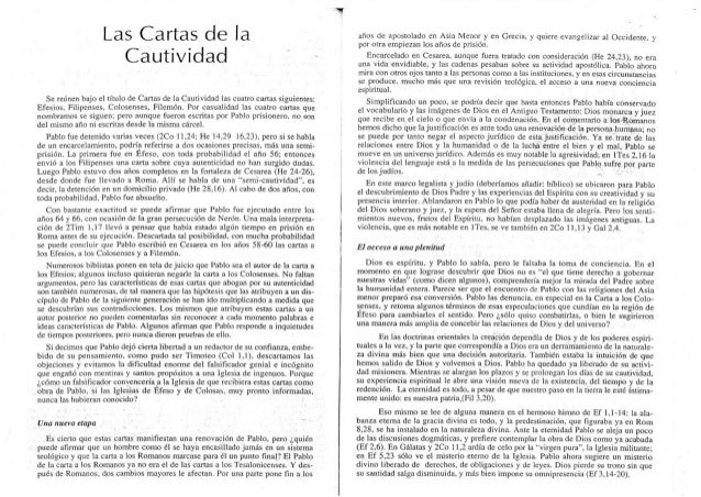 Biblia Catolica Nuevo Testamento Las Cartas De La Cautividad Parte