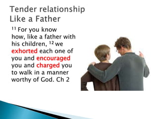  17 .. we were orphaned
by being separated from
you.. out of our intense
longing we made
every effort to see
you. 18 For we wanted
to come to you—
certainly I, Paul, did,
again and again ch 2
 … I was afraid that in
some way the
tempter had tempted
you.. Ch 3
 