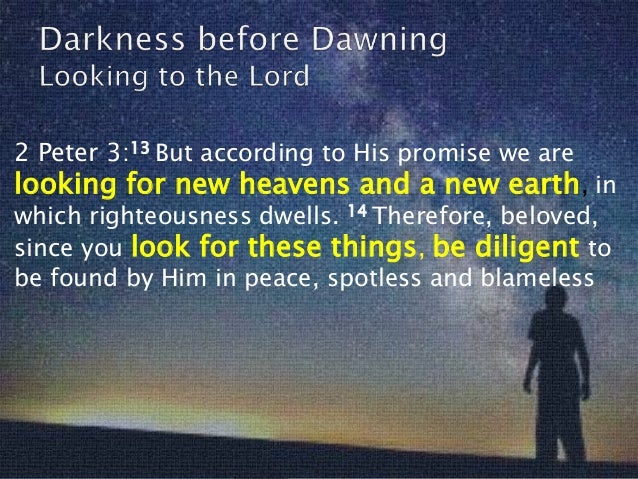 2 Peter Darkness Before Dawning V 2