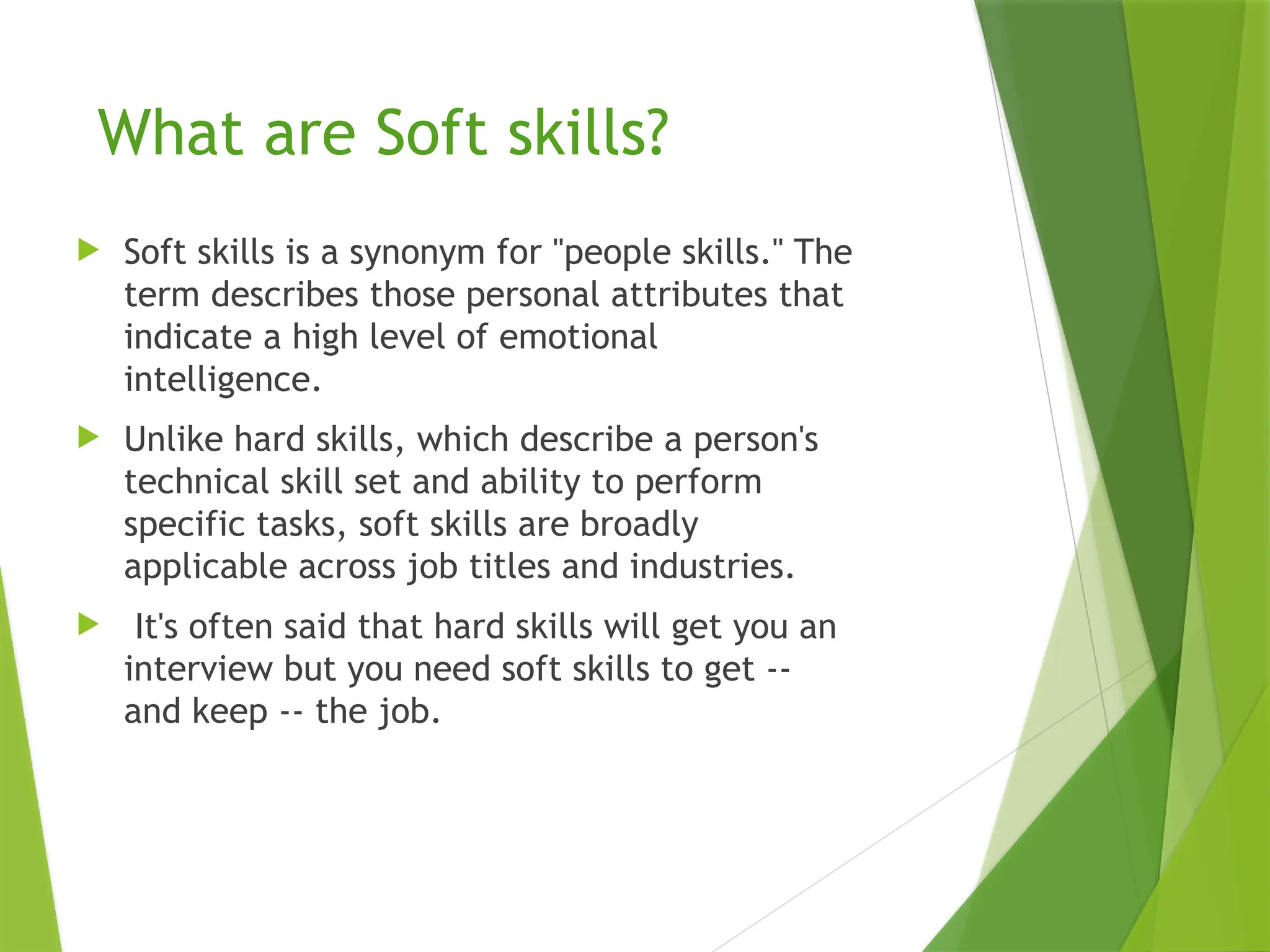 Soft-skills for students and work place environment | PPTX | Career ...