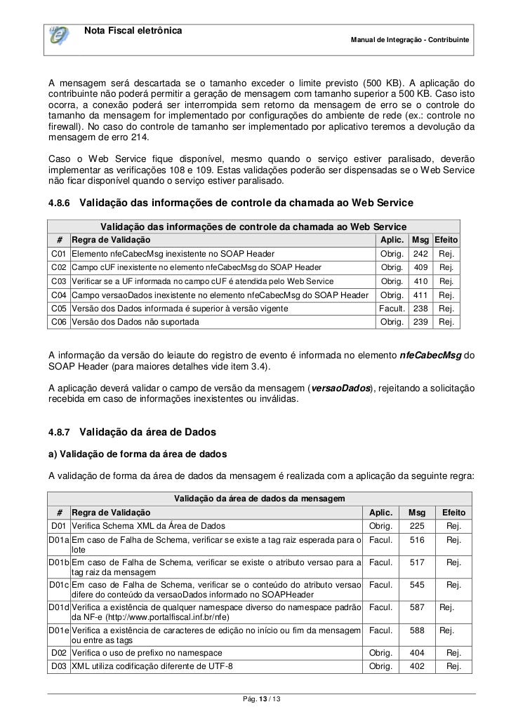 NF-e: NT003/2011: CC-e: Carta de Correção Eletrônica