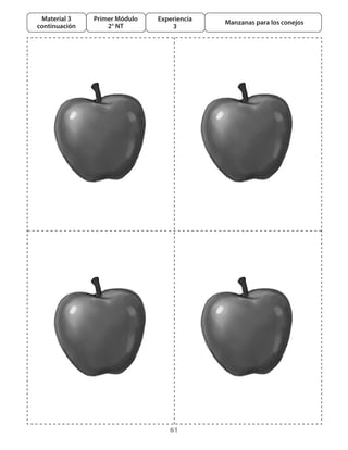 Material 3    Primer Módulo   Experiencia   Manzanas para los conejos
continuación       2° NT           3




                                  61
 